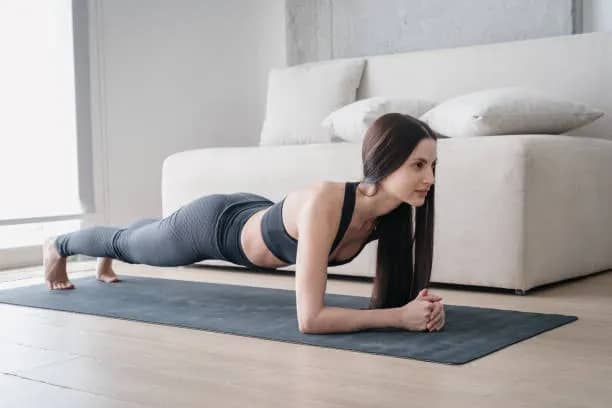 Abdominal plank for lower back 
